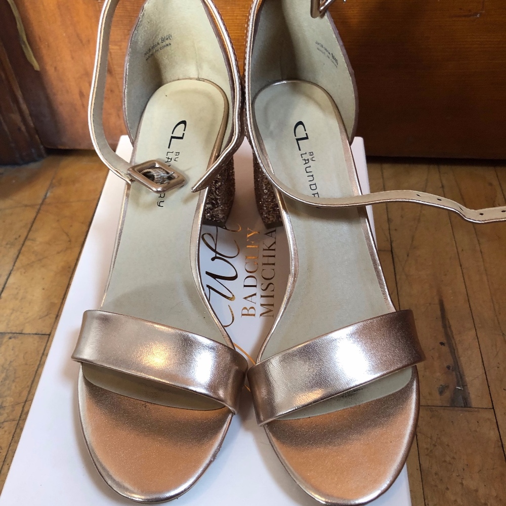 Sparkly Heeled Sandals
